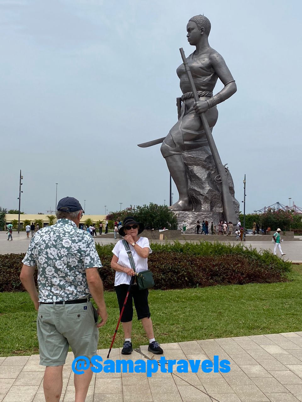 Exploring Legacy Together at the Amazon Statue