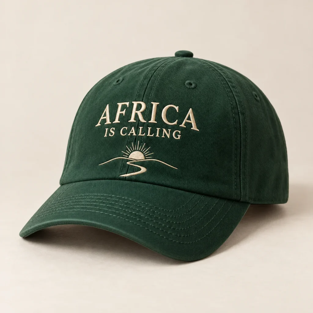 AFRICA IS CALLING — Cap Africa-inspired design preview