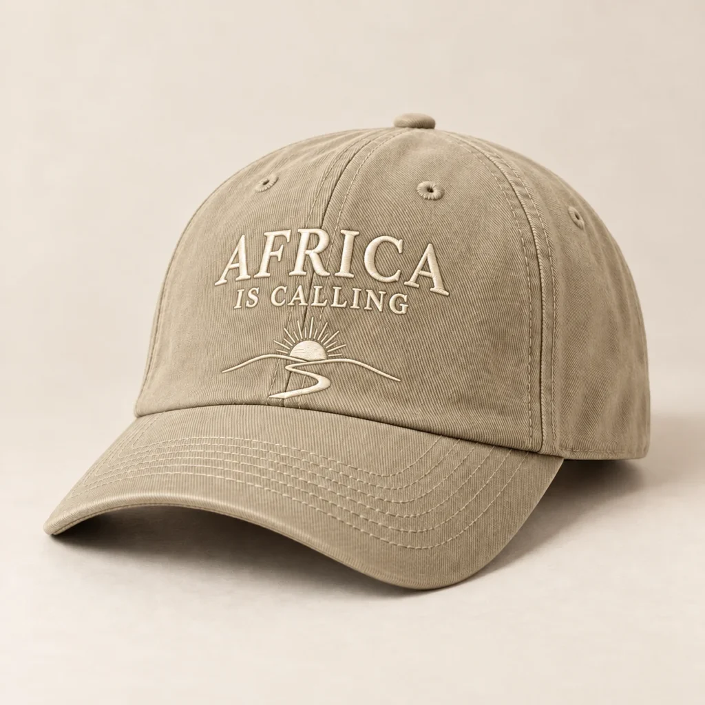AFRICA IS CALLING — Cap Africa-inspired design preview