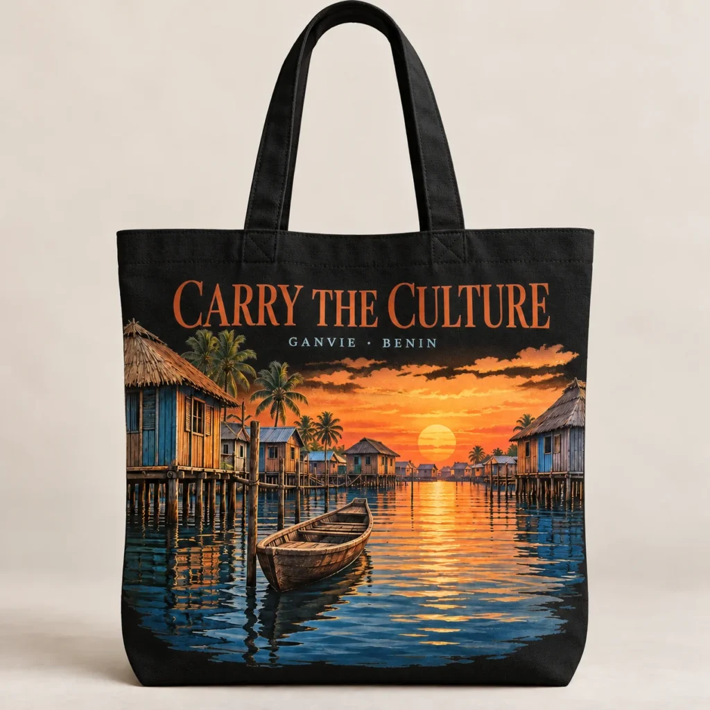 CARRY THE CULTURE — Tote bag Africa-inspired design preview