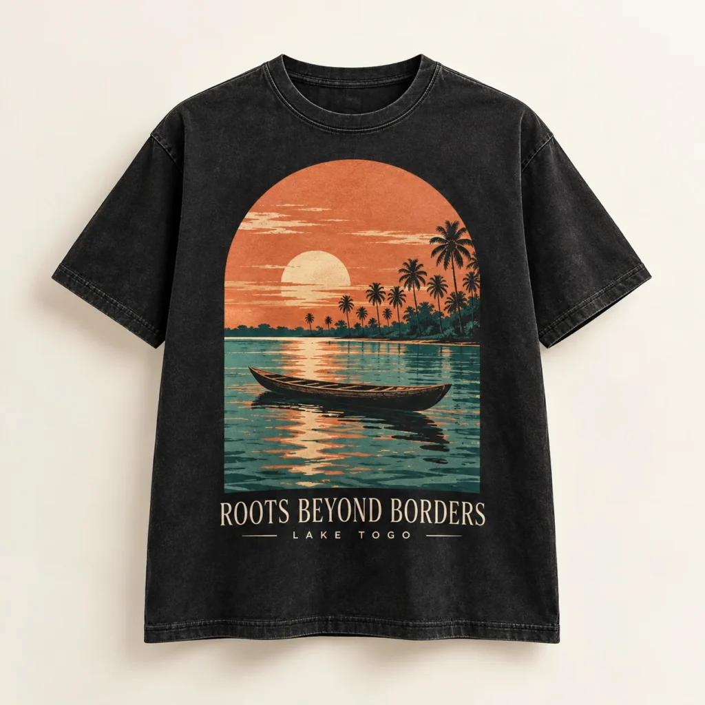 ROOTS BEYOND BORDERS — T-shirt Africa-inspired design preview