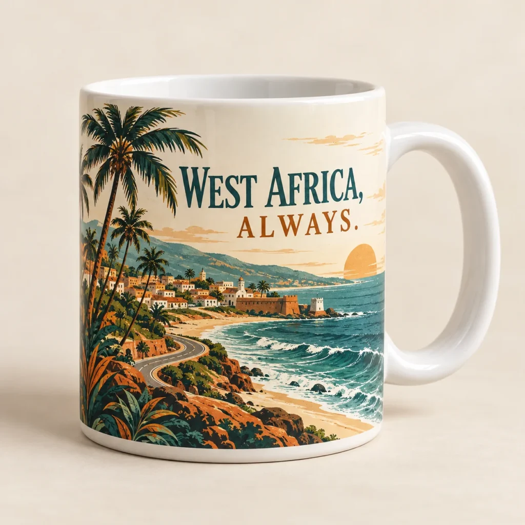 WEST AFRICA, ALWAYS — Mug Africa-inspired design preview